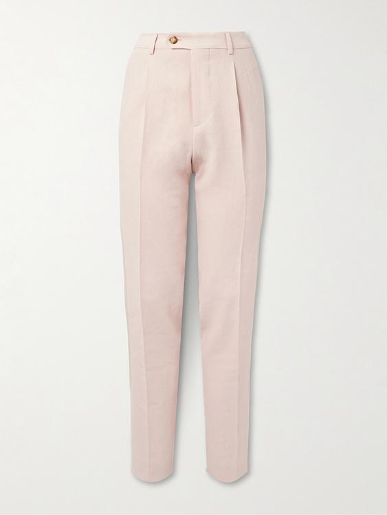 Light pink formal trousers from Brunello Cucinelli