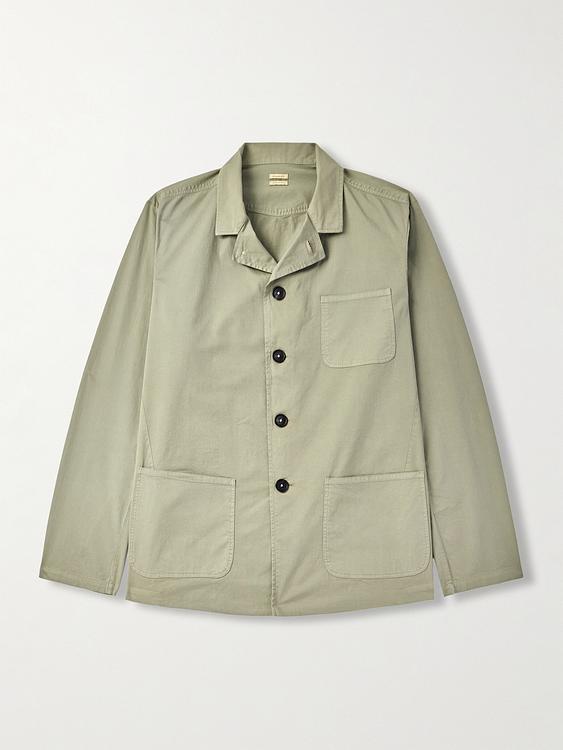 Beige overshirt from Massimo Alba