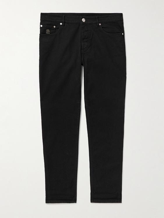 Black jeans from Brunello Cucinelli