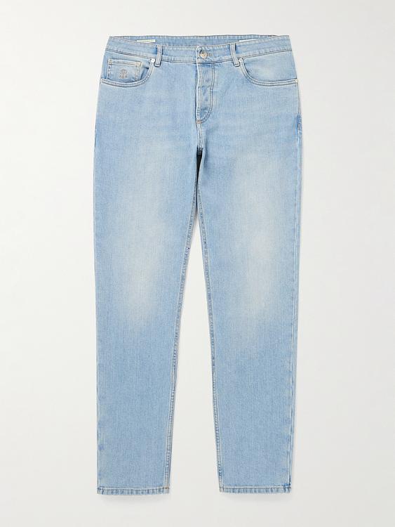 Light blue jeans from Brunello Cucinelli