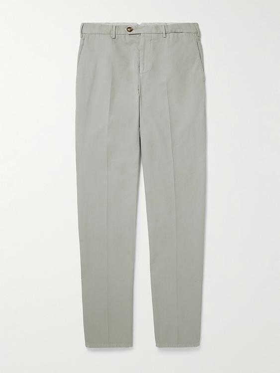 Grey chinos from Brunello Cucinelli