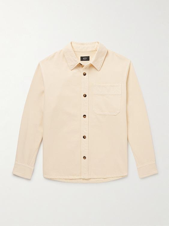 Beige overshirt from A.P.C