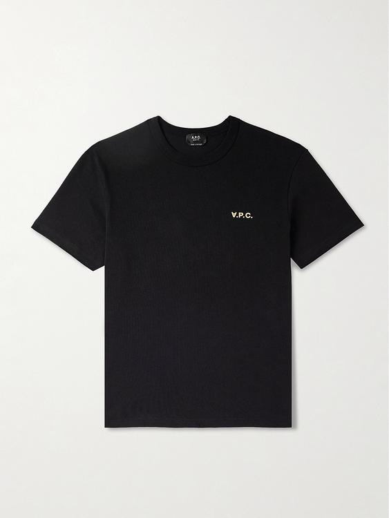 Black t-shirt from A.P.C