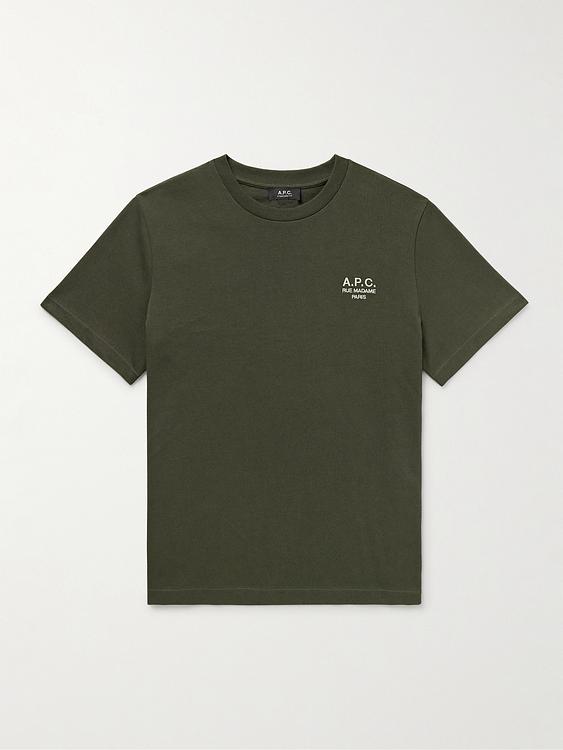 Dark green t-shirt from A.P.C