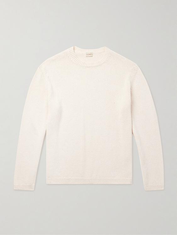 White sweater from Massimo Alba