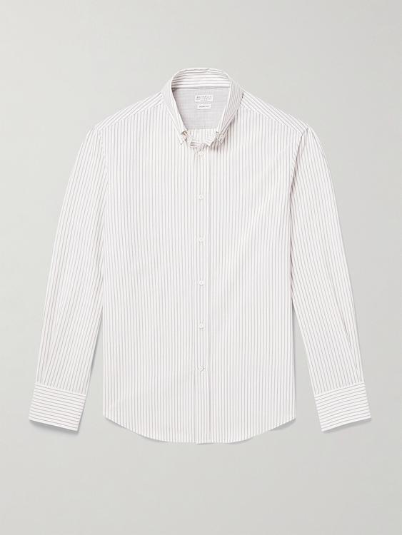 White casual shirt from Brunello Cucinelli