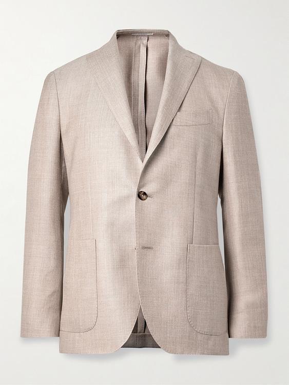 Beige blazer from Boglioli