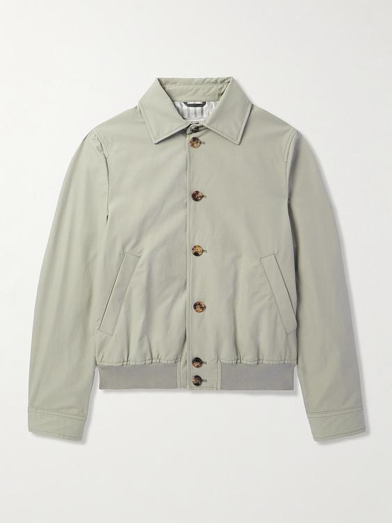 Beige bomber jacket from Brunello Cucinelli
