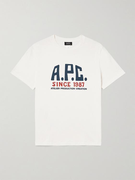 Print white t-shirt from A.P.C