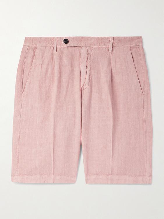 Light pink chino shorts from Massimo Alba