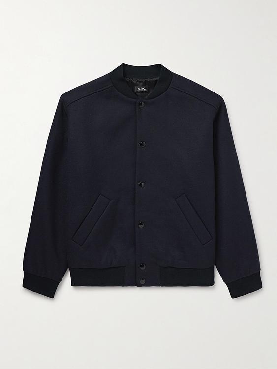 Black bomber jacket from A.P.C