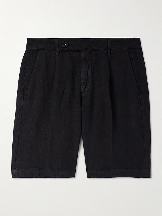 Black chino shorts from Massimo Alba