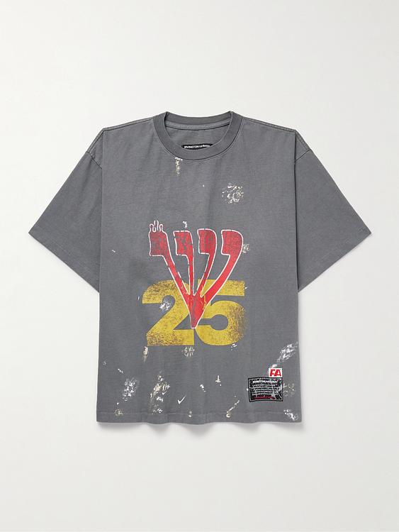 Print grey t-shirt from Rrr123