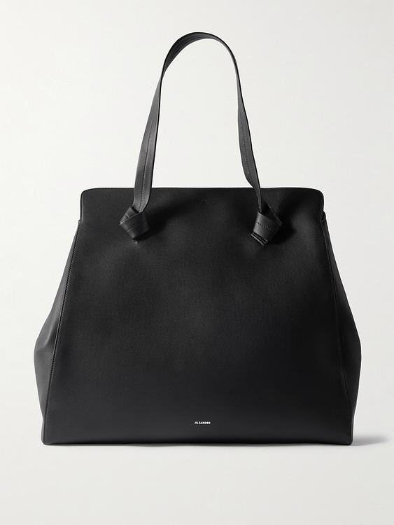 Black tote bag from Jil Sander