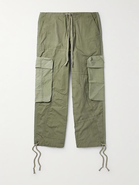 Taupe cargo trousers from Greg Lauren