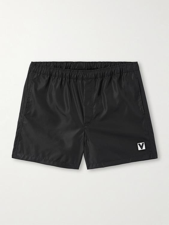 Black swim shorts from Valentino Garavani