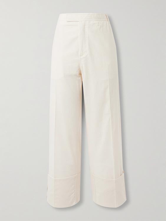 White chinos from Thom Browne