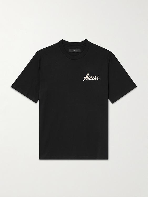 Print black t-shirt from Amiri