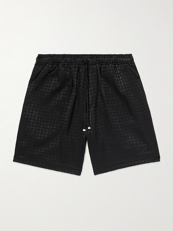 Black drawstring shorts from Amiri