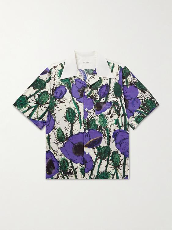Multicolor short sleeve shirt from Wales Bonner