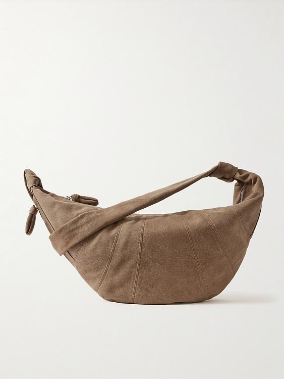 Taupe shoulder bag from Lemaire