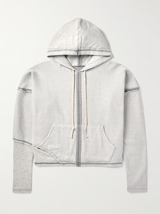 White hooded sweatshirt from Greg Lauren