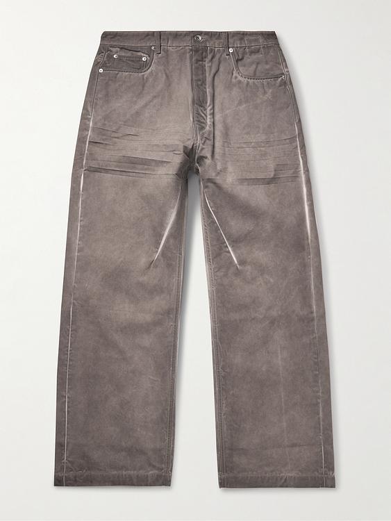 Grey wide-leg jeans from Drkshdw By Rick Owens