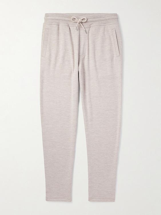 Beige sweatpants from Brunello Cucinelli