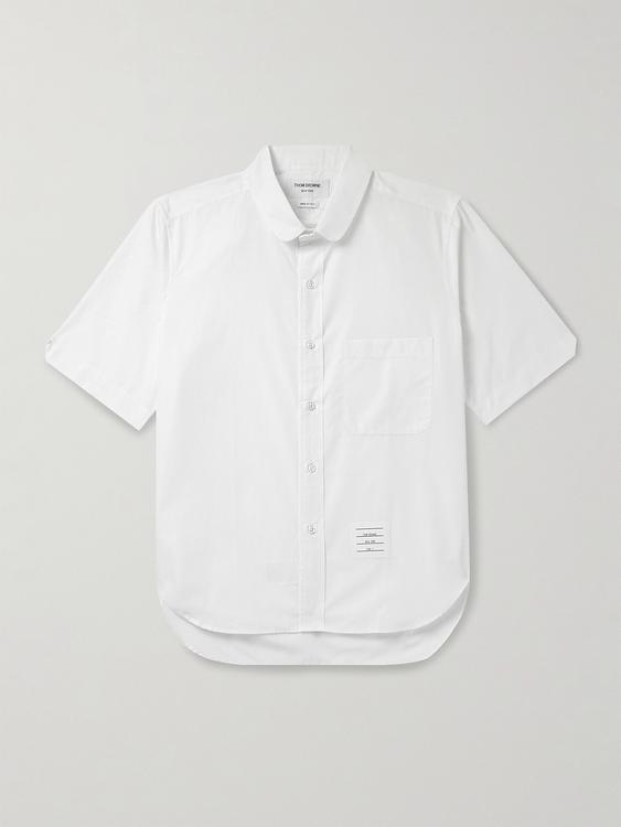 White short sleeve shirt from Thom Browne
