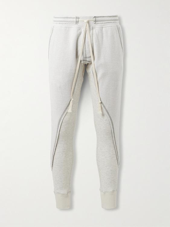 White sweatpants from Greg Lauren