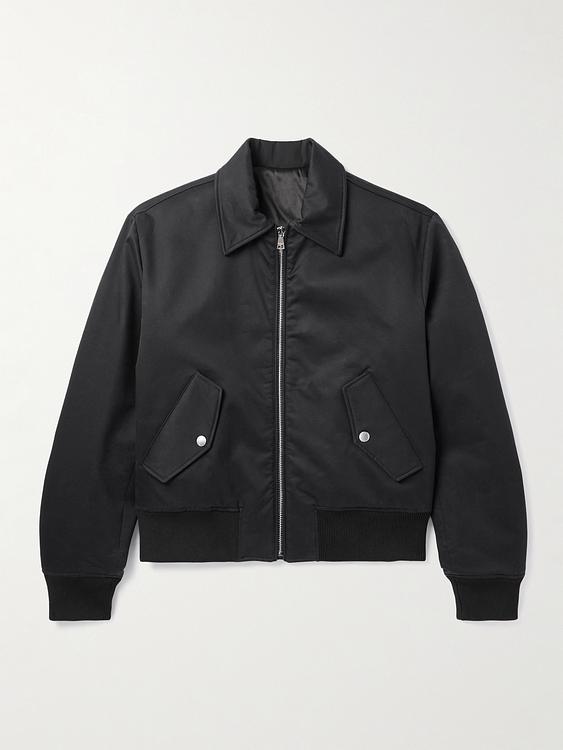 Black bomber jacket from Balmain