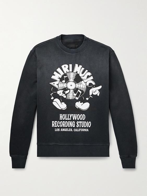 Print black sweatshirt from Amiri