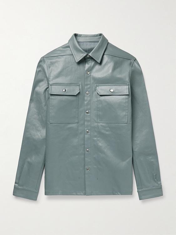 Grey overshirt from Rick Owens