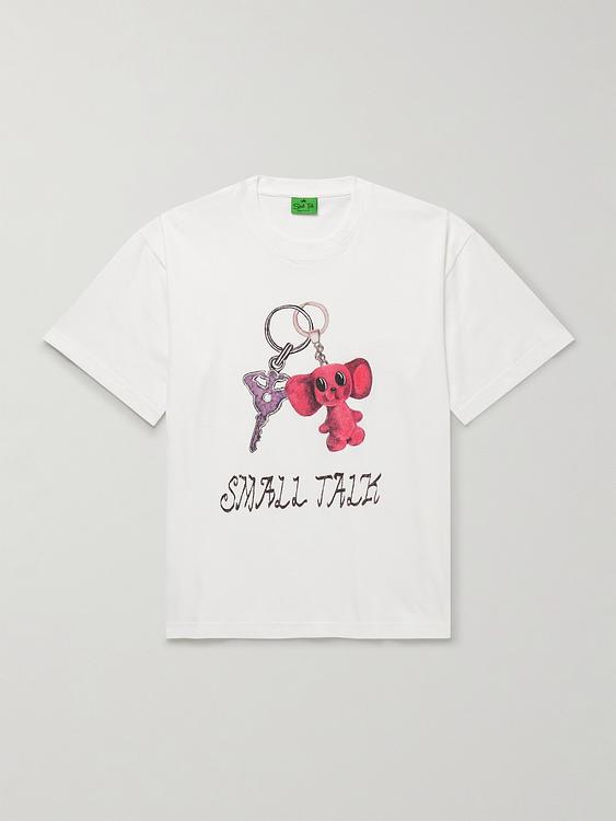 Print white t-shirt from Small Talk