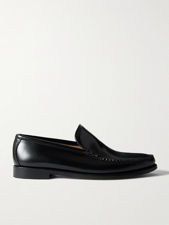 Black loafers from G.H. Bass