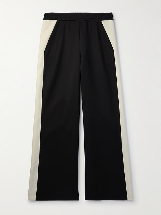 Black casual trousers from McQueen