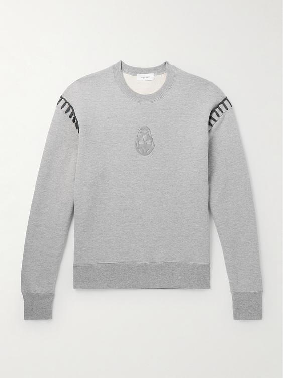 Print grey sweatshirt from McQueen