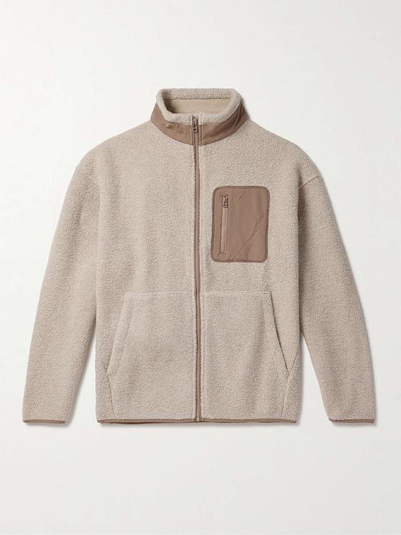 Beige fleece jacket from Outdoor Voices