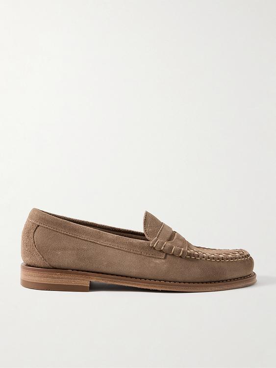 Taupe loafers from G.H. Bass