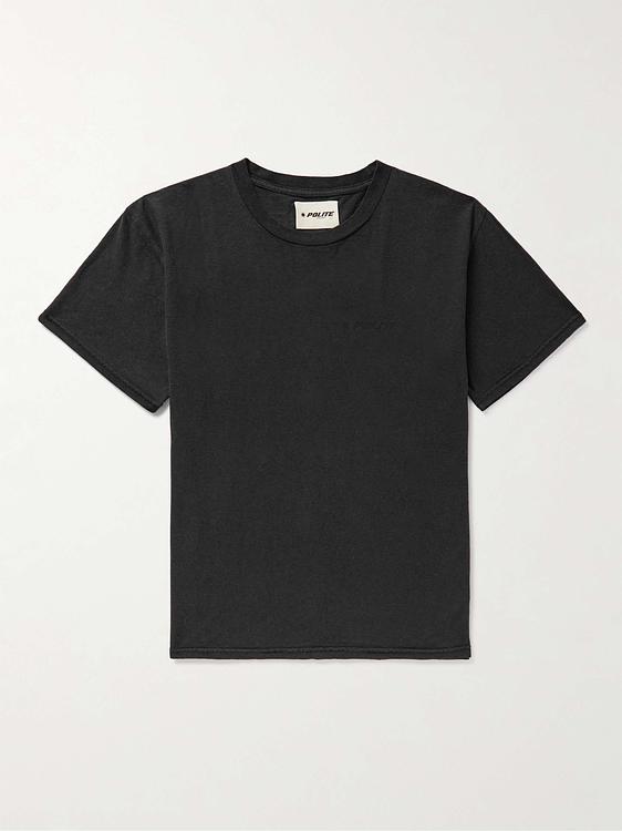 Black t-shirt from Polite Worldwide