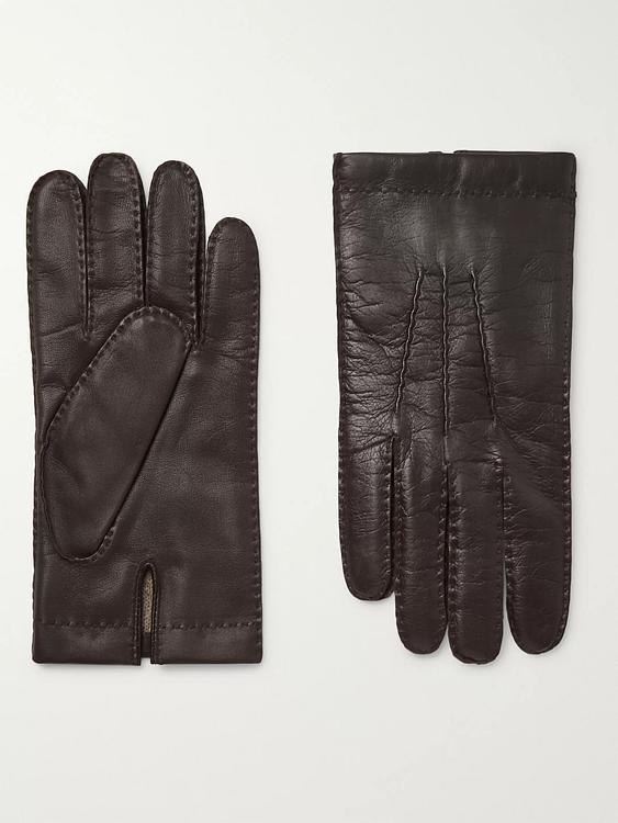 Dark brown gloves from Dents