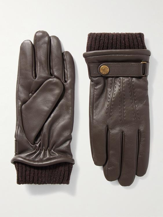 Dark brown gloves from Dents