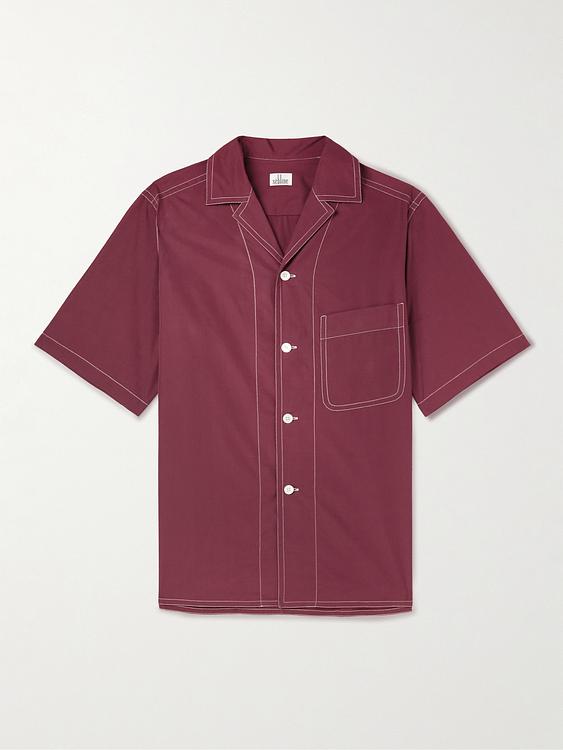 Purple short sleeve shirt from Sebline