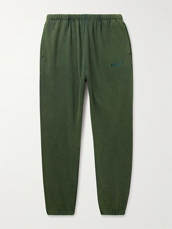 Dark green sweatpants from Throwing Fits