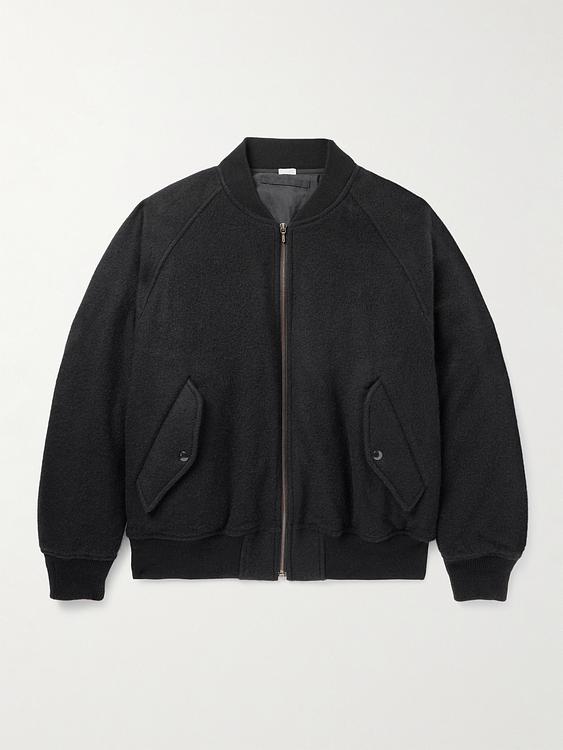 Black bomber jacket from A.PRESSE