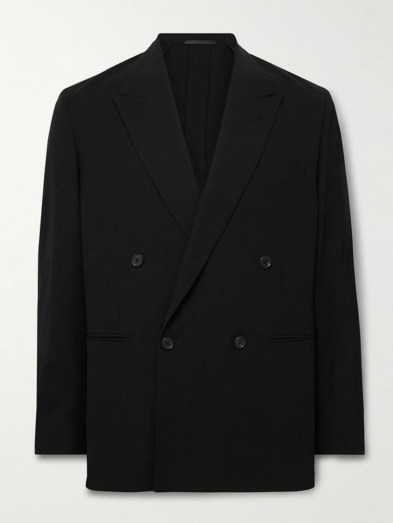 Black double-breasted blazer from A.PRESSE