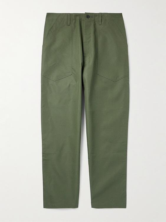 Green casual trousers from Monitaly