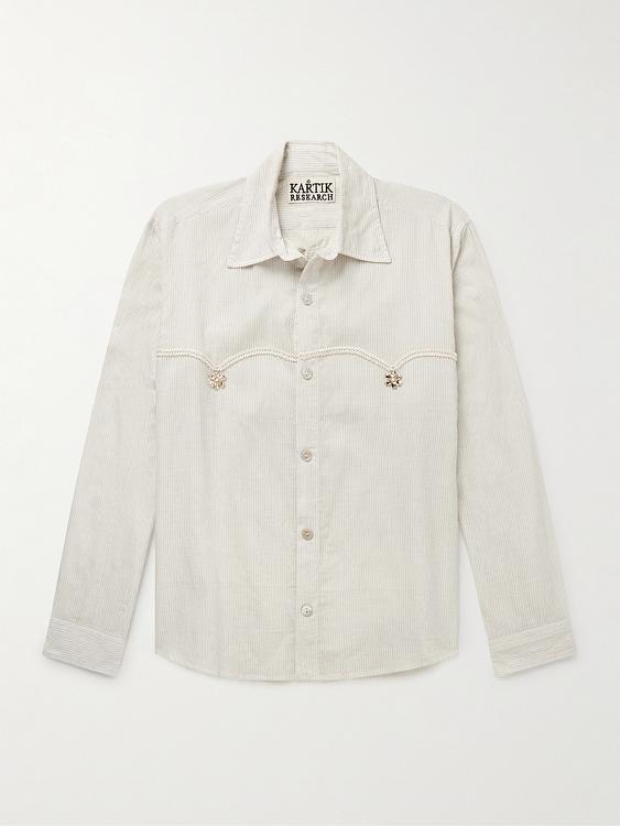 White casual shirt from Kartik Research