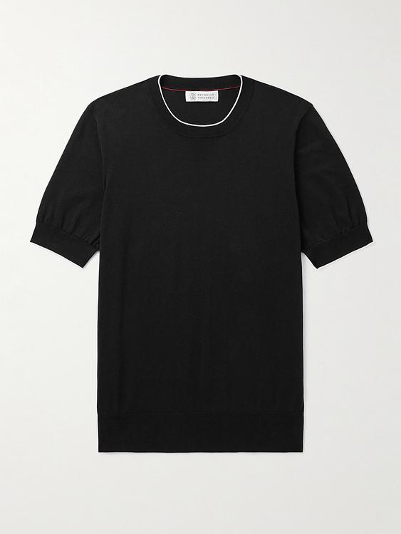 Black t-shirt from Brunello Cucinelli