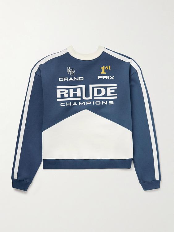 Print dark blue sweatshirt from Rhude